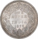 Silver One Rupee Coin of Victoria Queen of Bombay mint of 1875.