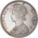 Silver One Rupee Coin of Victoria Queen of Bombay mint of 1875.