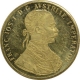 Gold Four Ducat Coin of Francis Joseph I of Austria.