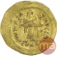 Gold Solidus Coin of Maurice Tiberius of Byzantine Empire.