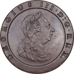 Copper Medallion of Georgius III D G of United Kingdom.