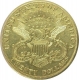 Gold Twenty Dollars Coin of United States of America. 