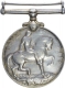 Silver War Medal of King George V of British India of 1918.