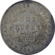 Error Silver One Rupee Coin of Victoria Queen of 1840.