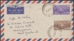 1953 First Day Cover of Mount Everest, Post to Newzeland as Rare Destination.