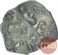 Punch Marked Silver Karshapana Coin of Bimbisara of Magadha Janapada.