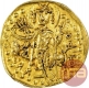 Gold Dinar Coin of Vasudeva I of Kushan Dynasty.