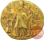 Rare Gold Dinar Coin of Vashishka of Kushan Dynasty.