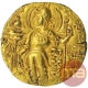 Gold Dinar Coin of Samudragupta of Gupta Dynasty of Sceptre Type.