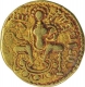 Extremely Rare Gold Dinar Coin of Samudragupta of Gupta Dynasty of Battle Axe Type.