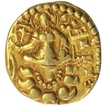 Rare Gold Dinar Coin of Chandragupta II of Gupta Dynasty of Archer Type.