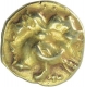 Gold Half Varaha Coin of Achutharaya of Tuluva Dynasty of Vijayanagar Empire.