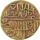 Gold Tanka Coin of Shams ud Din Muzaffar Shah II of Muhammadabad Mint of Gujarat Sultanate.