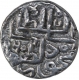 Silver Half Tanka Coin of Nasir Ud Din Mahmud Shah III of Gujarat Sultanate.