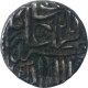 Silver Half Rupee Mahmudi of Akbar of Mulher Mint.