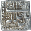 Silver Square One Rupee Coin of Akbar.