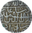 Silver One Rupee Coin of Akbar of Ahmadabad Mint.