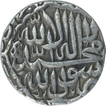 Silver One Rupee Coin of Akbar of Jaunpur Mint.