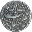 Silver One Rupee Coin of Jahangir of Lahore Mint.