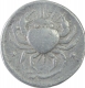 Silver Zodiac Rupee Coin of Jahangir of Ahmadabad Mint.