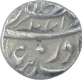 Silver One Eighth Rupee Coin of Aurangzeb Alamgir of Aurangabad Mint.