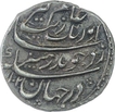 Silver One Rupee Coin of Aurangzeb Alamgir of Burhanpur Mint.