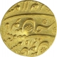 Rare Gold Mohur Coin of Aurangzeb Alamgir of Sholapur Mint.