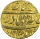 Gold Mohur Coin of Shah Alam Bahadur of Lahore Dar ul Sultanat Mint. 