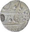 Silver One Rupee Coin of Farrukhsiyar of Kanbayat Mint.