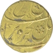 Gold Mohur Coin of Farrukhsiyar of Haidarabad Mint.