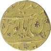 Gold Mohur Coin of Farrukhsiyar of Haidarabad Mint.