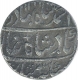 Silver One Rupee Coin of Ahmad Shah Bahadur of Farrukhabad Mint.