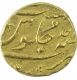 Gold Mohur Coin of Shah Jahan III of Surat Mint.