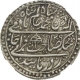 Silver Nazarana Rupee Coin of Shah Alam II of Shahjahanabad Mint.