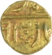 Gold Half Fanam of Shah Alam II.