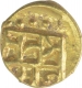 Gold Fanam Coin of  Maratha Confederacy.