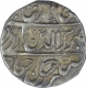 Silver One Rupee Coin of Nagor Dar Al Barkat Mint of Jodhpur State. 