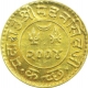 Gold One Kori Coin of Madan Singhji of Bhuj Mint of Kutch State.