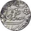 Silver One Rupee Coin of Calcutta Mint of Bengal Presidency.