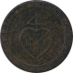 Copper Half Dub Coin of East India Company of Madras Presidency. 