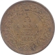 Copper One Twelfth Anna Coin of Victoria Queen of Calcutta Mint of 1862.