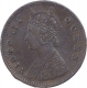 Copper One Twelfth Anna Coin of Victoria Queen of Calcutta Mint of 1875.