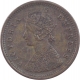 Copper One Twelfth Anna Coin of Victoria Empress of Bombay Mint of 1884.