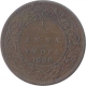 Copper One Twelfth Anna Coin of Victoria Empress of Bombay Mint of 1886.