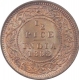 Copper Half Pice Coin of Victoria Empress of Calcutta Mint of 1898.