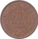 Copper Half Pice Coin of Victoria Empress of Calcutta Mint of 1900.