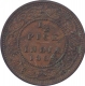 Copper Half Pice Coin of King Edward VII of Calcutta Mint of 1904.