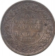 Copper Quarter Anna Coin of Victoria Empress of Bombay Mint of 1889.