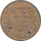 Copper Quarter Anna Coin of King George V of  Bombay Mint of 1924.