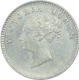 Silver Two Annas Coin of Victoria Queen of Bombay Mint of 1841.